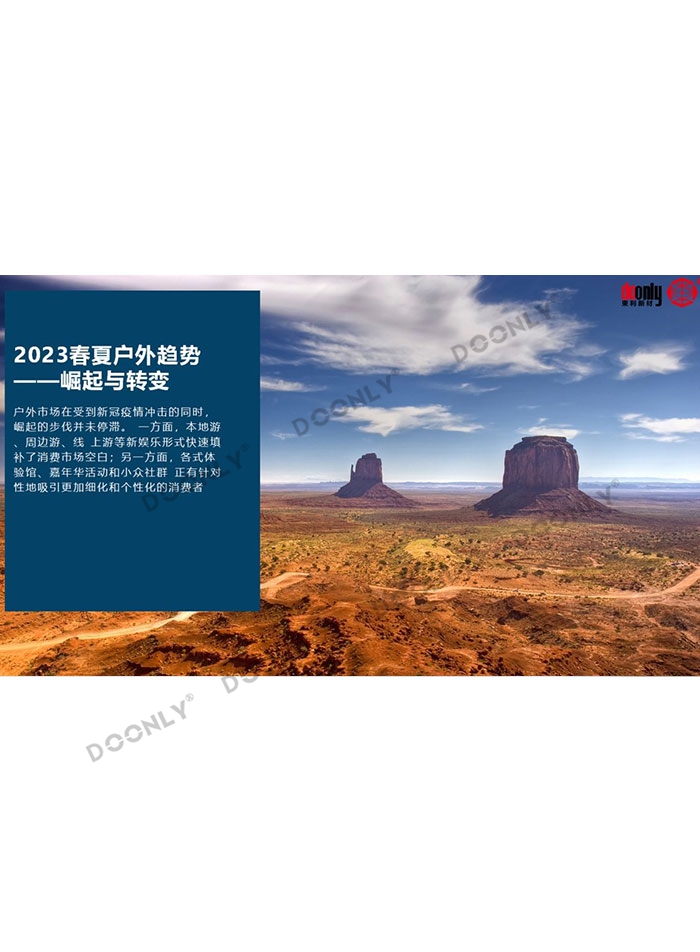 2023春夏戶外趨勢 ——崛起與轉(zhuǎn)變